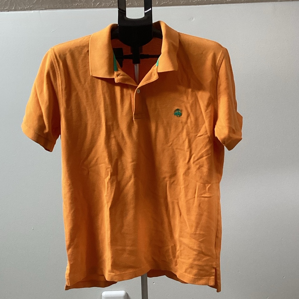 Brooks Brothers Vibrant Orange Polo Shirt